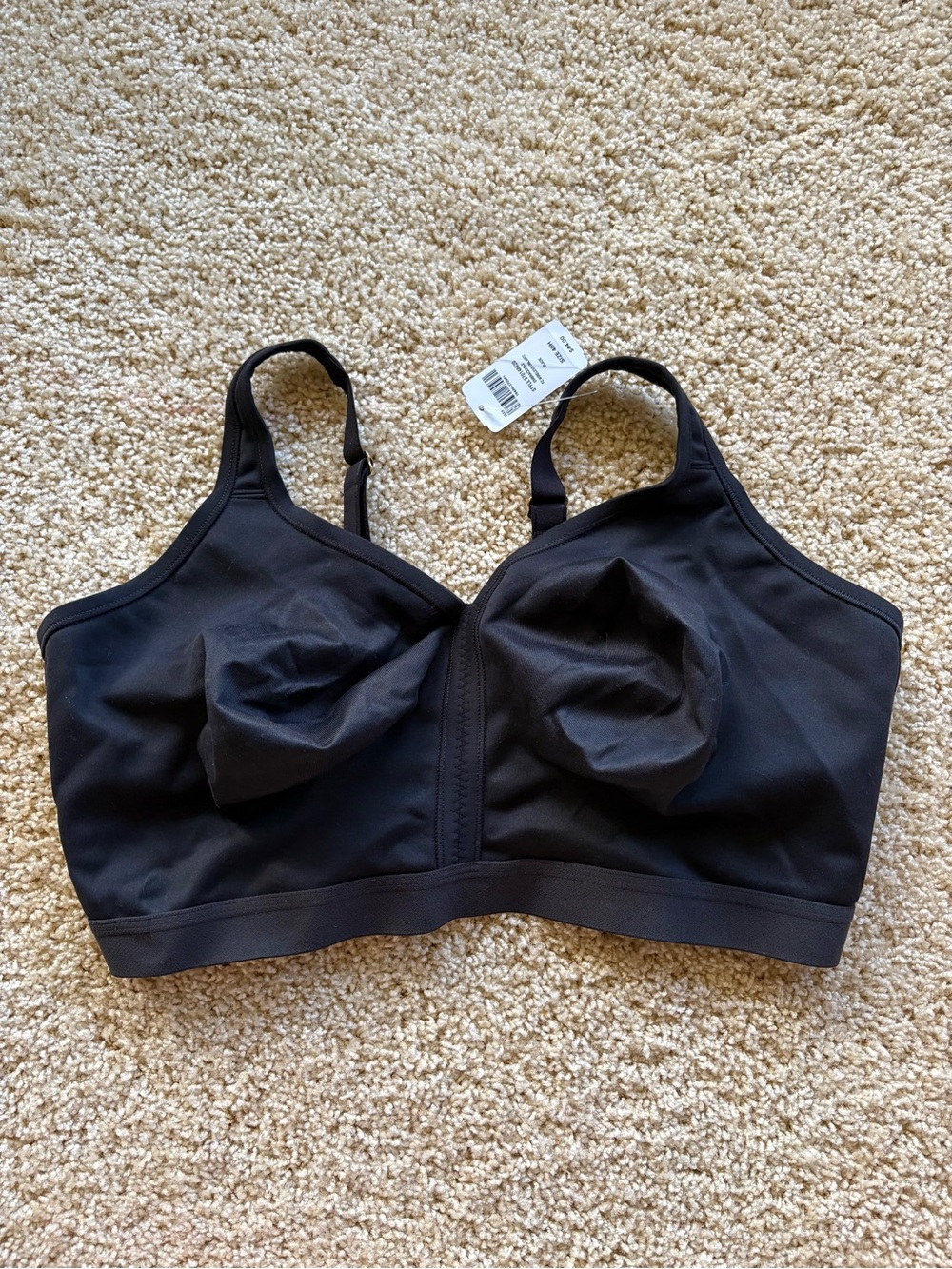 NWT Soma Embraceable Full Coverage Wireless Unlined Bra Black 40H‎